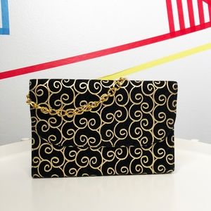 Black and Gold Mini Handbag